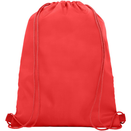 Siateczkowy plecak Oriole ściągany sznurkiem KEMER 12048702 Czerwony