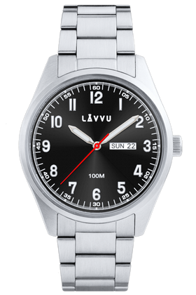 LAVVU Zegarek ze stali nierdzewnej ​FOSEN Blue Dark Grey