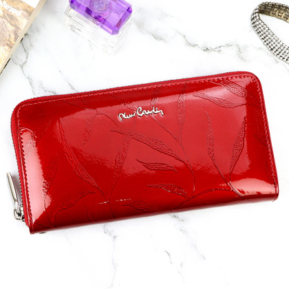 Pierre Cardin Duży damski portfel skórzany