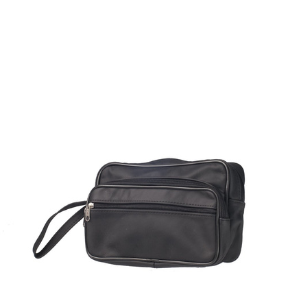 Saszetka skórzana KEMER 023 Czarna - min. zamówienie 20 / 50 / 100 szt.