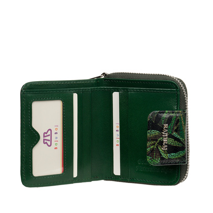 Skórzany portfel damski BajuBaj z naturalnej skóry licowej PD1023s161 RFID