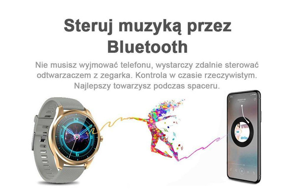 Zegarek Męski SMARTWATCH G.Rossi + Dodatkowy pasek SW012-5