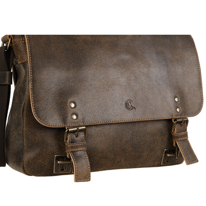 Torba męska Canaletto vintage skóra naturalna 14 cali TM258s235