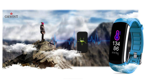 Smartband Giewont GW200-7 + Dodatkowy pasek jasnoniebieski