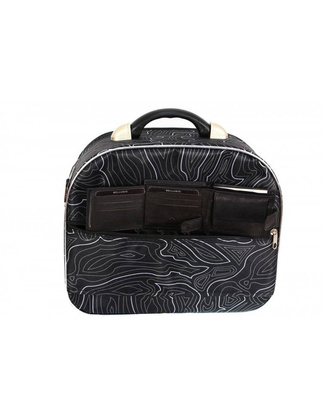 Zestaw Średnia walizka PELLUCCI RGL 773 M + Kuferek M Granatowy