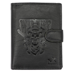 Portfel męski skórzany TCC 5601B-2 RFID Czarny