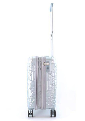 Walizka mała kabinowa ELLE Alors srebrna