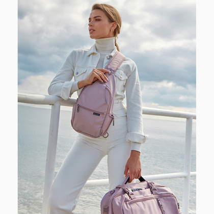 Torba na ramię / Plecak z jedną szelką PUCCINI EASY PACK PM9018 4B Szary