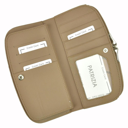 Portfel damski skórzany PELLUCCI FF-123 RFID Czerwony