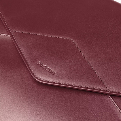 Skórzane etui na laptop 13" PUCCINI VULCANO VC92527 3B Bordowe