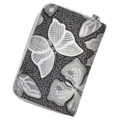 Skórzany kompaktowy damski portfel Lorenti z RFID 76115-ONBF popiel