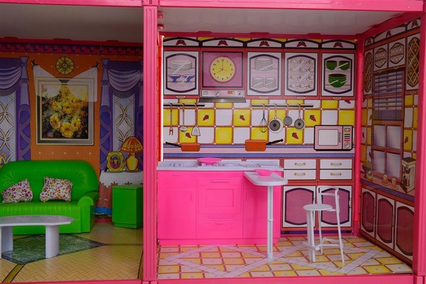 Domek dla lalek My Lovely Villa Multikolor