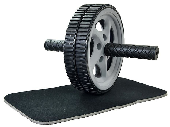 Wałek podwójny Profit z matą szaro czarny DK 3218N