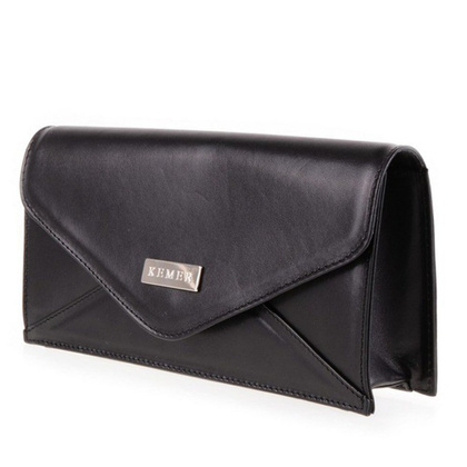 Torebka wizytowa skórzana KEMER 839 Czarna - min. zamówienie 20 / 50 / 100 szt.