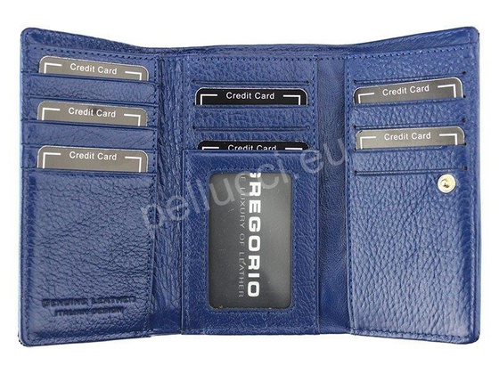 Portfel damski skórzany PELLUCCI SH-108 Popiel