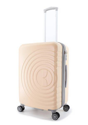 Walizka średnia ELLE Debossed różowe złoto