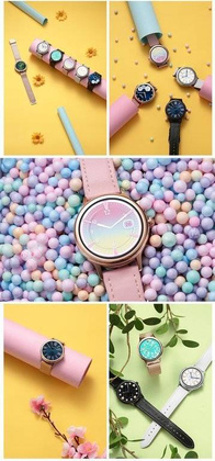 SMARTWATCH PACIFIC 18-1 - BRANSOLETA + PASEK: Rosegold / Różowy (zy697a)