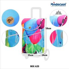 Torba na stelaż wózka zakupowego ANDERSEN MIX