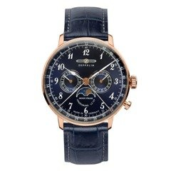 Zegarek Zeppelin LZ129 Hindenburg 7038-3 Quarz Niebieski