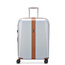 Delsey Promenade Hard średnia srebrna walizka na kółkach 66 cm