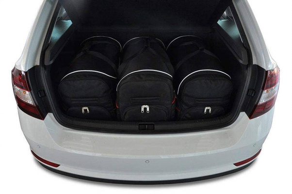 SKODA RAPID SPACEBACK 2012+ TORBY DO BAGAŻNIKA 3 SZT KJUST