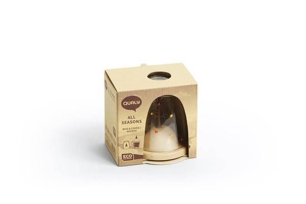 Kubek z podstawką Summer beżowy 10316-CR-GN