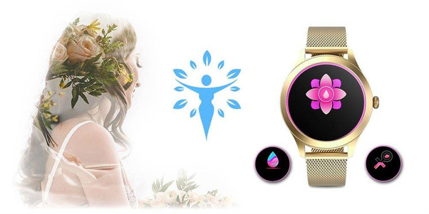 Damski SMARTWATCH G.Rossi SW014-4 Złoty