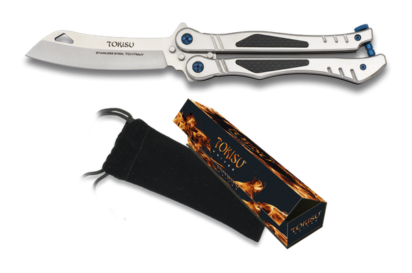 Nóż Tokisu motylek 02173