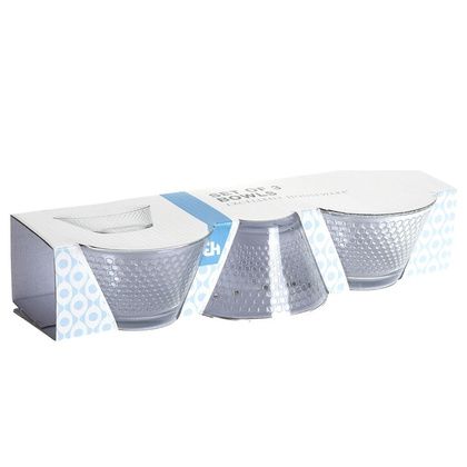 Miska szklana / salaterka 3 szt. 300 ml