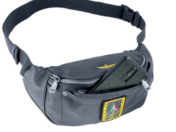 Torba na pas, biodrówka AERONAUTICA MILITARE Pilot Granatowa