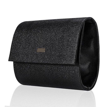 Torebka wizytowa damska KEMER SOLIER F14 Czarny Brokat - min. zamówienie 20 / 50 / 100 szt.