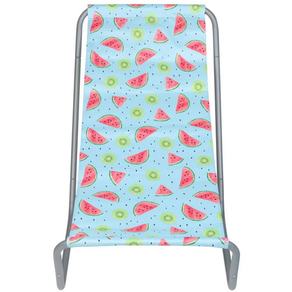 LEŻAK OGRODOWO - PLAŻOWY SKŁADANY I TORBA FRUIT MELON