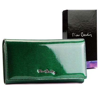 Pierre Cardin Duży skórzany portfel damski