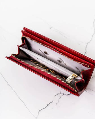 Elegancki portfel damski na magnes