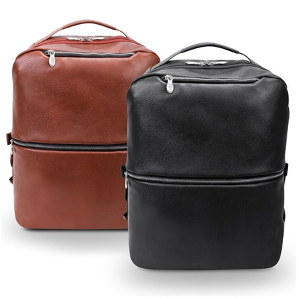 Torba / Plecak na laptop 17" McKLEIN East Side Brązowa