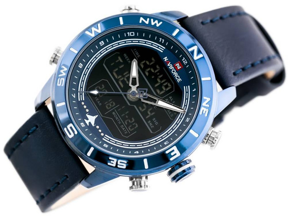 ZEGAREK MĘSKI NAVIFORCE - NF9144 (zn077e) - blue + box