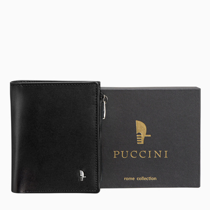 Portfel damski skórzany PUCCINI ROME CR967 1 Czarny
