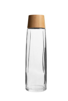 Butelka 750 ml szklana z bambusowym korkiem Vanilla Seazon