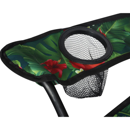 KRZESŁO TURYSTYCZNE SKŁADANE 50x50x80CM FLOWER ENERO CAMP