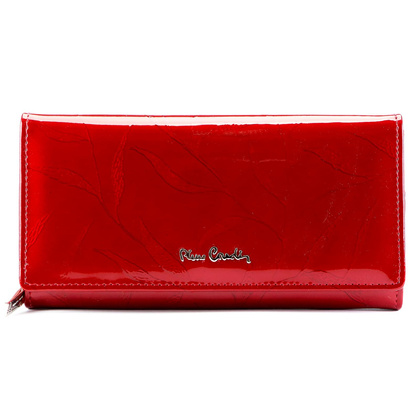 Duży skórzany portfel damski Pierre Cardin