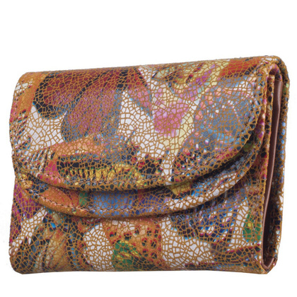 Portfel damski skórzany KEMER 015D Żółty - min. zamówienie 20 / 50 / 100 szt.