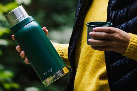 Termos turystyczny 1L FUORI zielony 27640