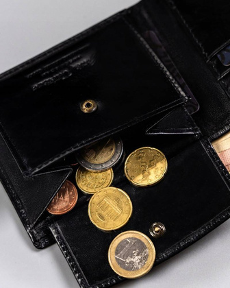 Skorzany portfel meski bez zapiecia zewnetrznego