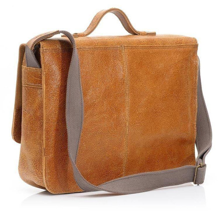 Torba męska brąz camel JAZZY WANTED 24 - VULCANO - min. zamówienie 20 / 50 / 100 szt.