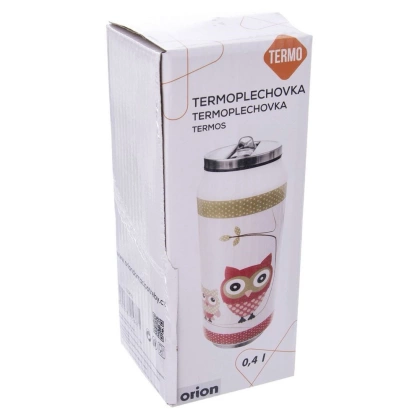 Kubek termiczny termos bidon sowa PUSZKA 400 ml