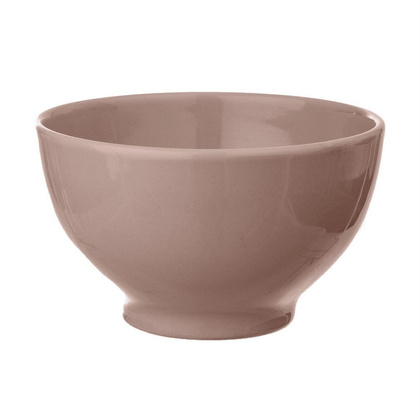 Miska obiadowa miseczka bulionówka brązowa 14 cm 650 ml