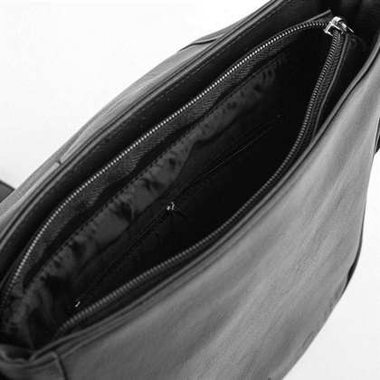 Torba męska na ramię KEMER SOLIER S08 Czarna - min. zamówienie 20 / 50 / 100 szt.