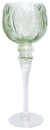 Kielich mozaika średni w liście zielone