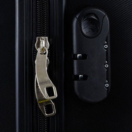 Mała kabinowa walizka KEMER SOLIER 870 Czarna - min. zamówienie 20 / 50 / 100 szt.