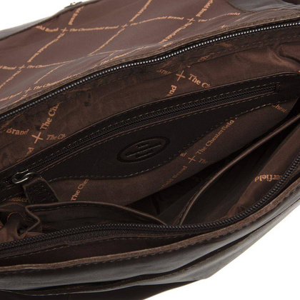 Torba na ramię skórzana Brązowa - min. zamówienie 20 / 50 / 100 szt.